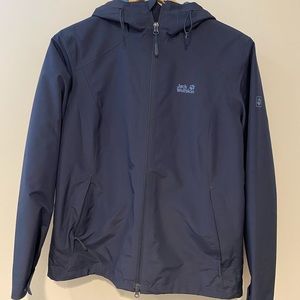 Navy Blue Jack Wolfskin Ski / Cold Weather Jacket